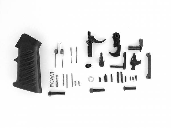 AR15LPKT - AR15 Complete Lower Parts Kit w/ Pistol Grip and Trigger Guard